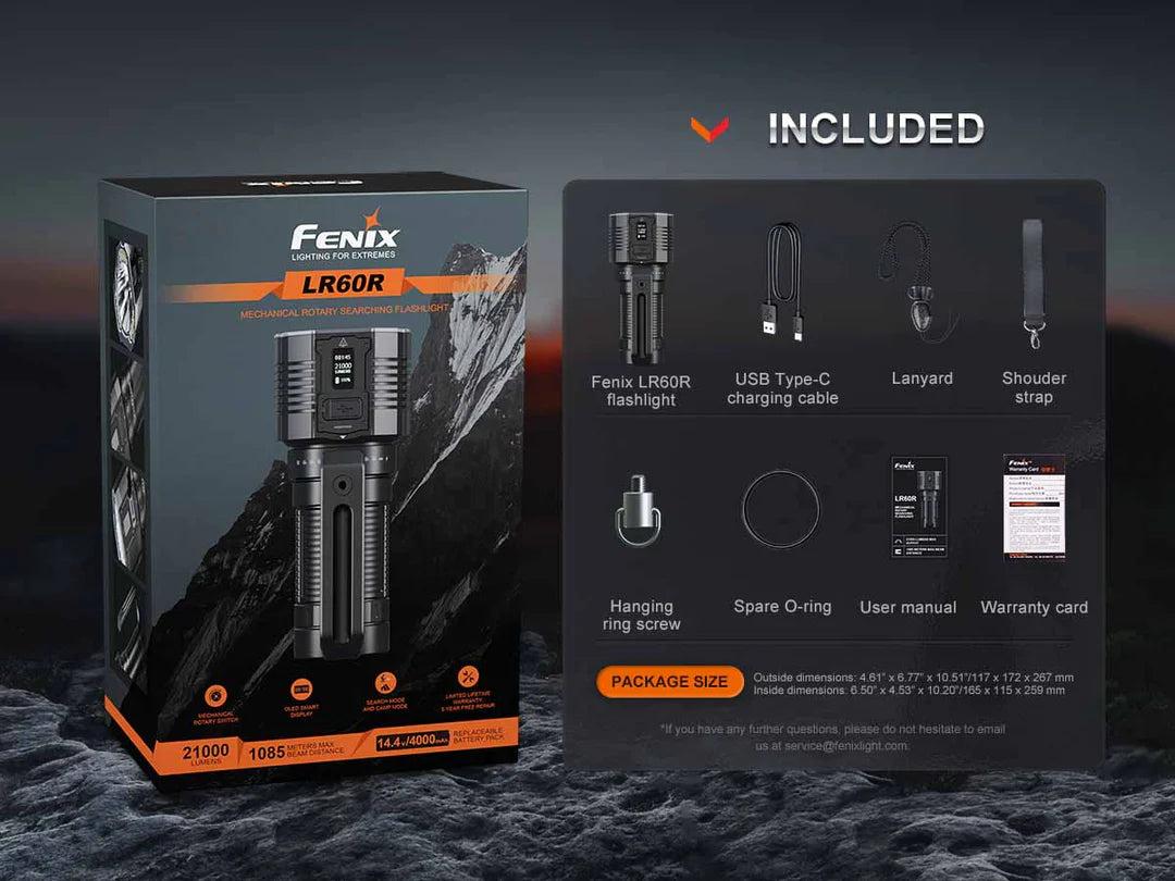 Fenix LR60R 21,000 Lumen Spotlight