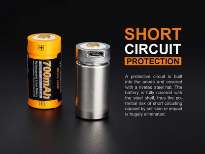 Fenix ARB-L16-700UP Built-in USB Rechargeable Battery