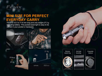 Fenix E12 V2.0 Flashlight