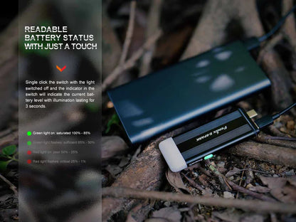 Fenix E-Spark Keychain Flashlight & Emergency Power Bank