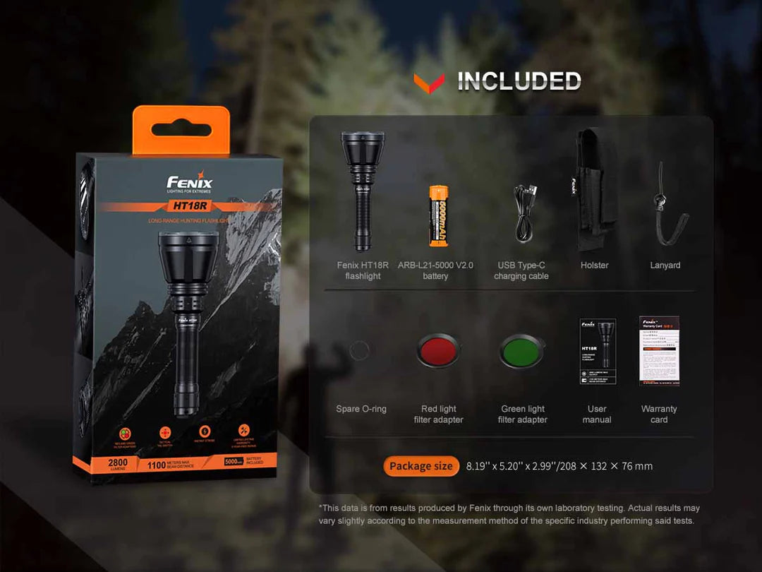Fenix HT18R Flashlight